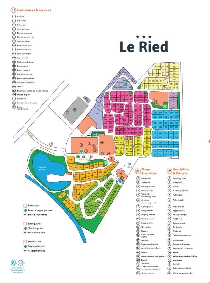 Le Ried Camping To Hapi Boofzheim Экстерьер фото